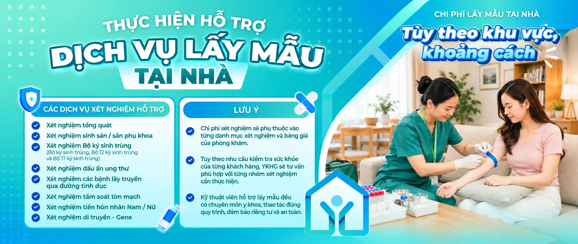 Dịch vụ lấy mẫu tại nhà