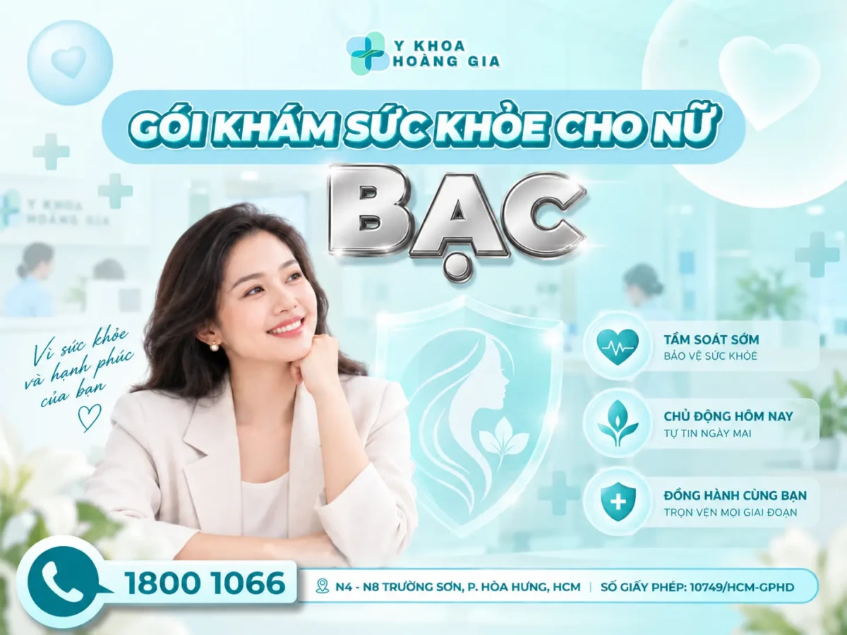 GÓI KHÁM SỨC KHỎE BẠC CHO NỮ