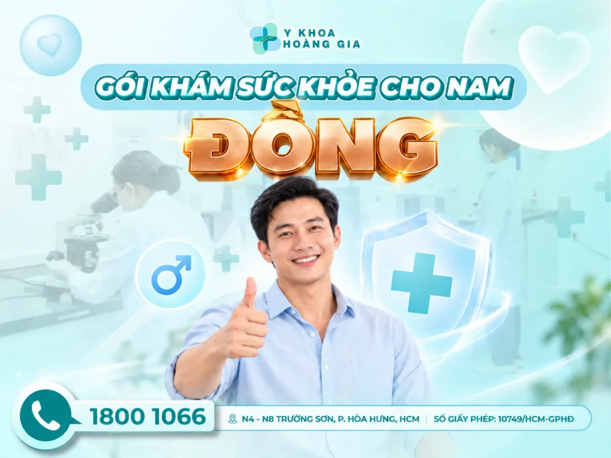 GÓI KHÁM SỨC KHỎE ĐỒNG CHO NAM