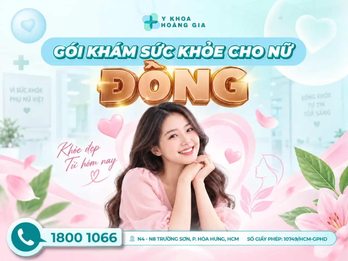 GÓI KHÁM SỨC KHỎE ĐỒNG CHO NỮ