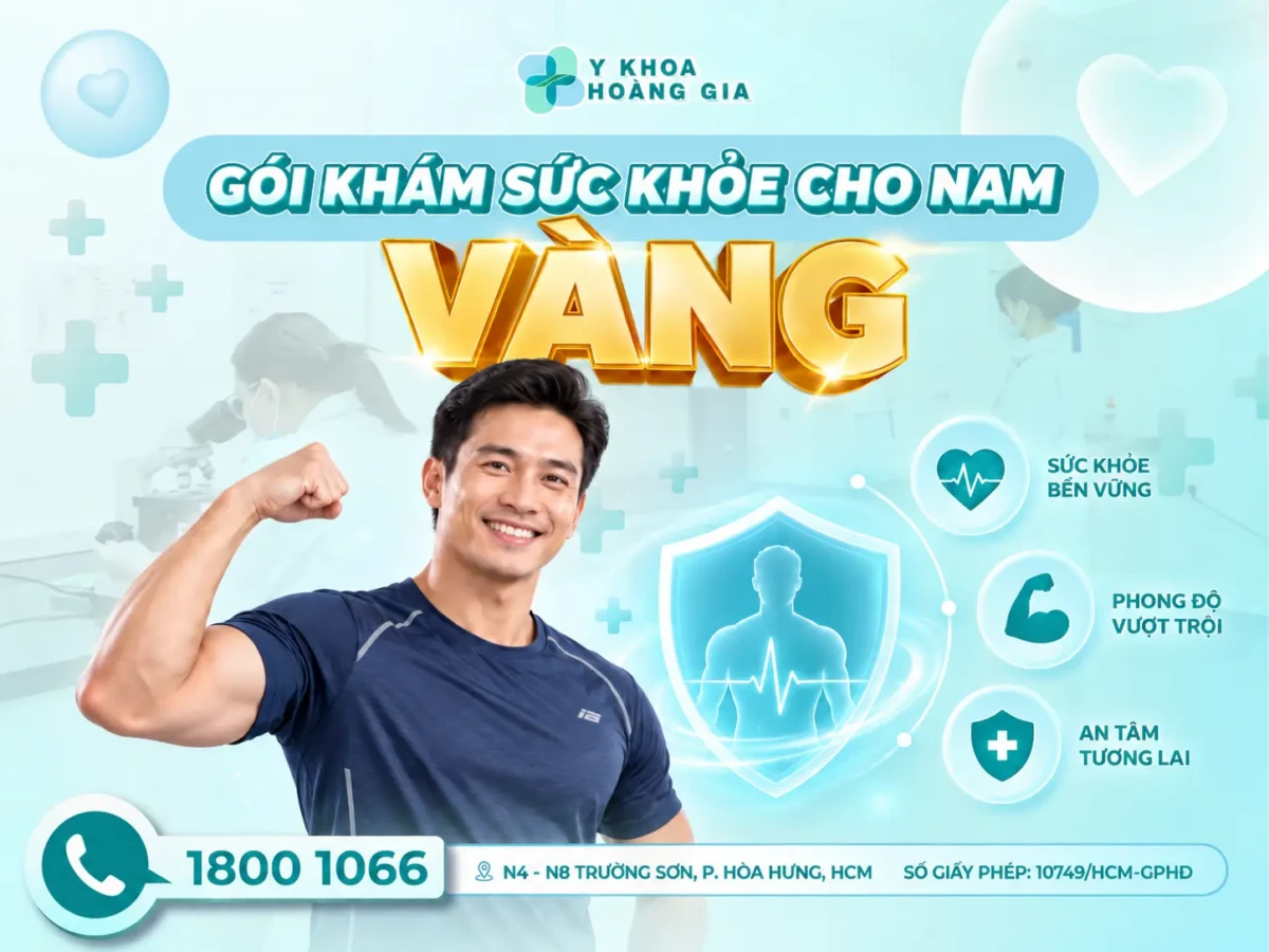GÓI KHÁM SỨC KHỎE VÀNG CHO NAM