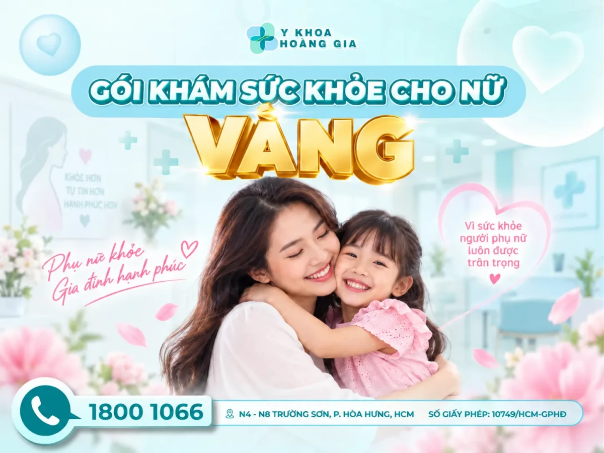 GÓI KHÁM SỨC KHỎE VÀNG CHO NỮ