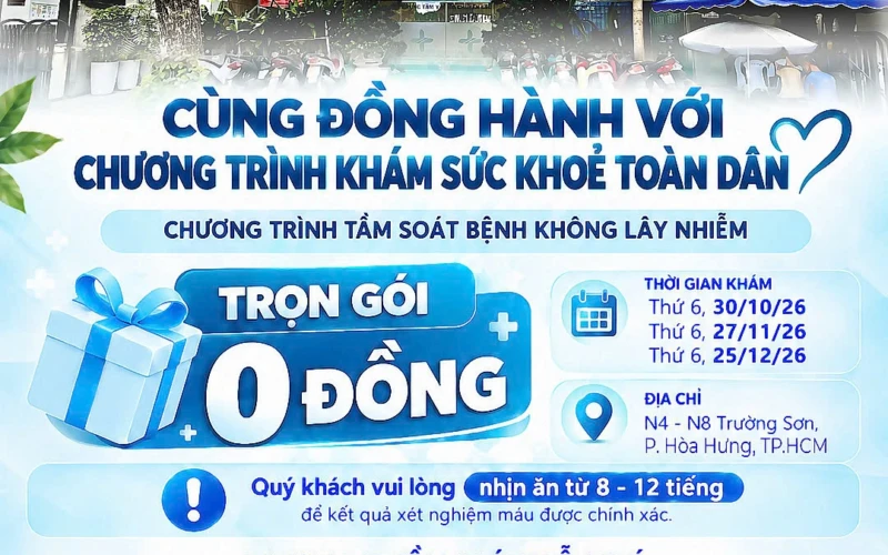 CÙNG ĐỒNG HÀNH VỚI CHƯƠNG TRÌNH KHÁM SỨC KHỎE TOÀN DÂN