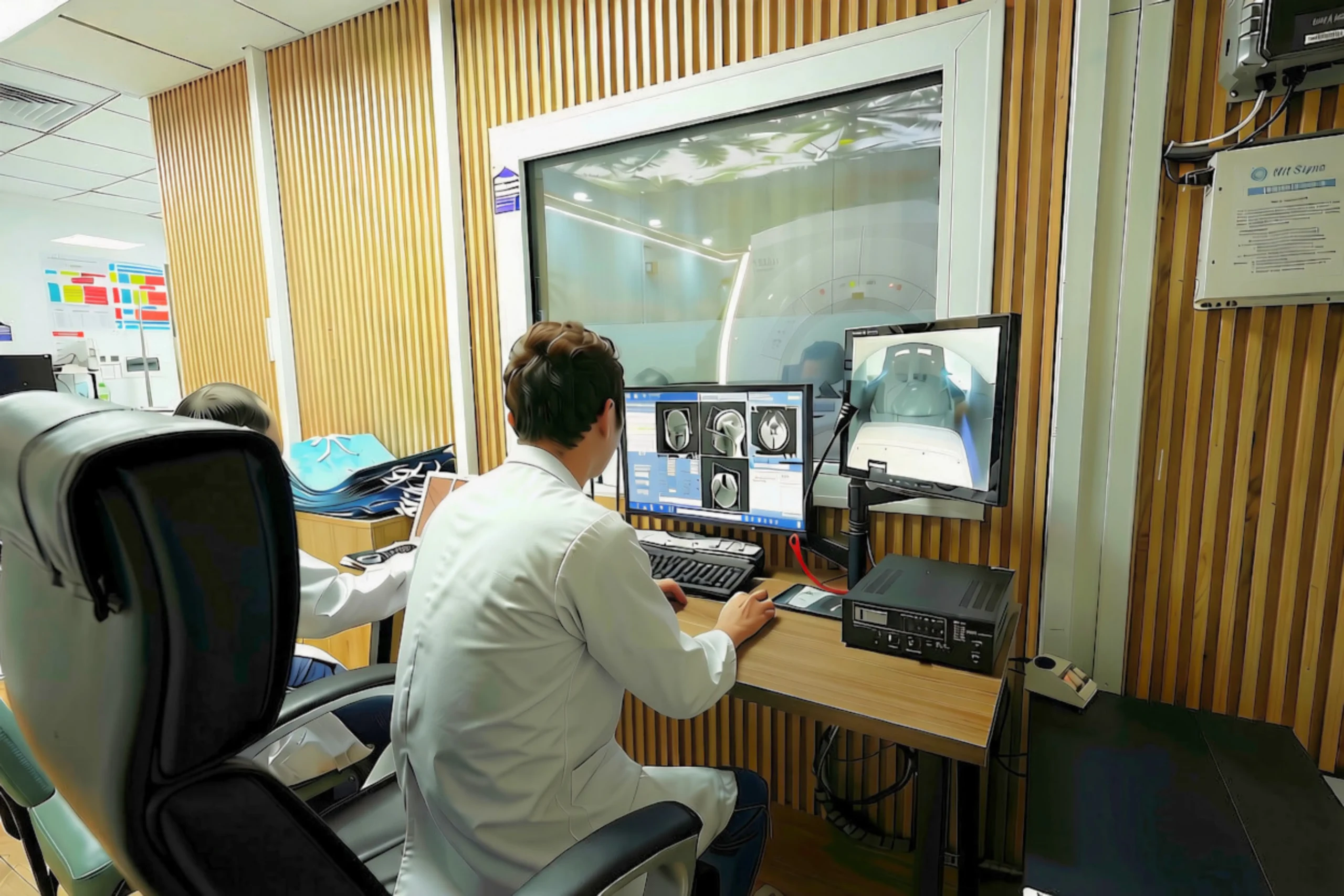 KTV đang thực hiện chụp MRI