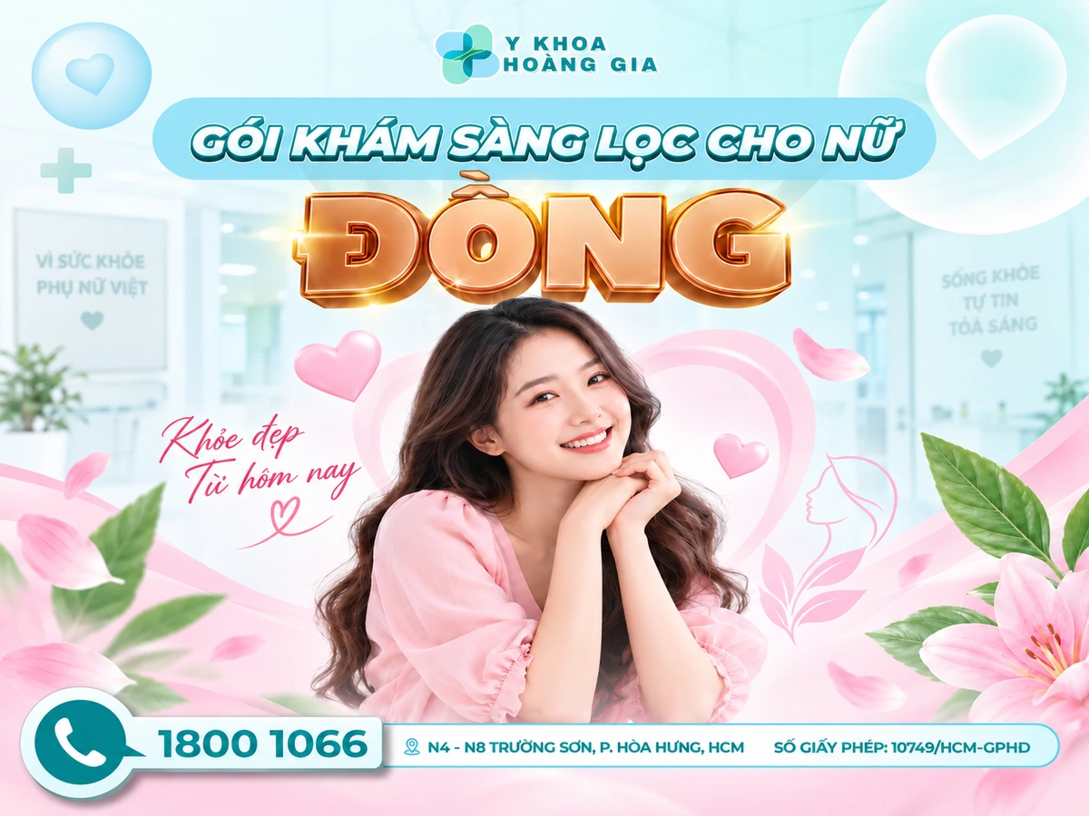 GÓI KHÁM SÀNG LỌC ĐỒNG CHO NỮ