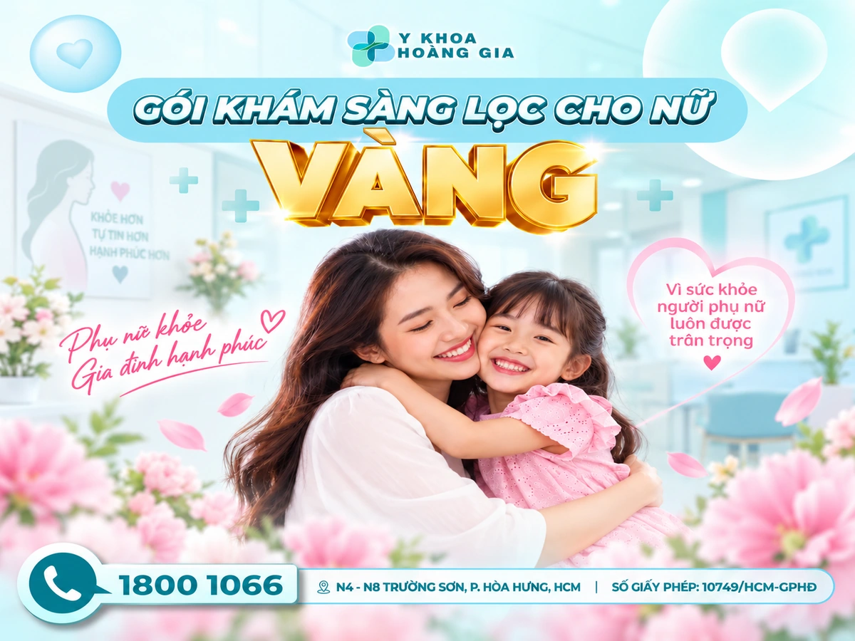 GÓI KHÁM SÀNG LỌC VÀNG CHO NỮ